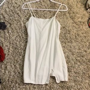 White mini dress